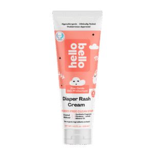 Hello Bello Diaper Rash Cream I Vegan, Hypoallergenic and Pediatrician Tested Soothing Diaper Cream with Zinc Oxide I 4 FL Oz