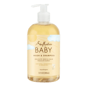 SheaMoisture Baby Wash & Shampoo Raw Shea, Chamomile & Argan Oil Baby Wash and Shampoo with Frankincense & Myrrh to Help Cleanse for All Skin Types 13 oz