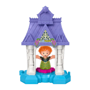 Disney Frozen Anna in Arendelle Little People Portable Playset with Figure for Toddlers