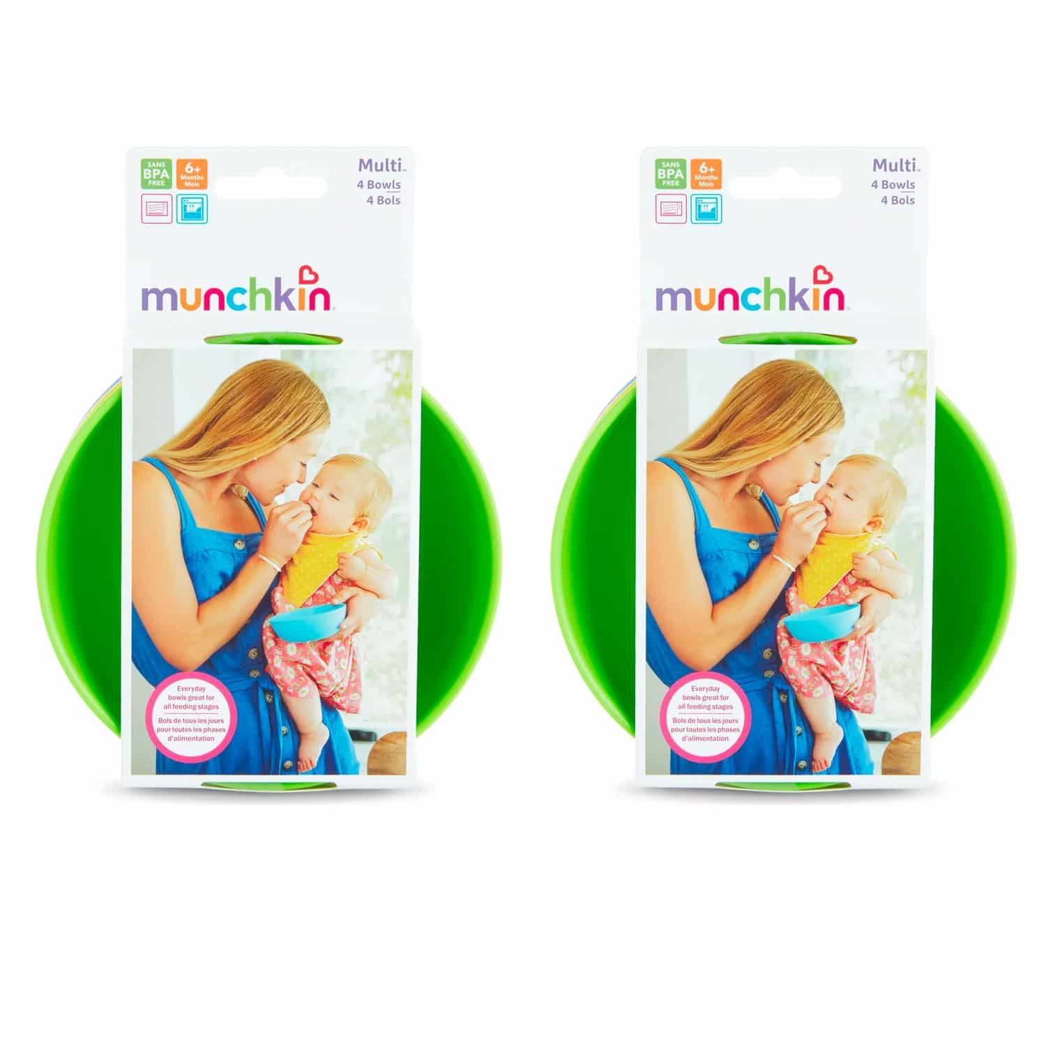 Munchkin Multi Toddler Bowl, Includes Deep Bowls with High Sides, BPA-Free, 8 Pack - Image 3