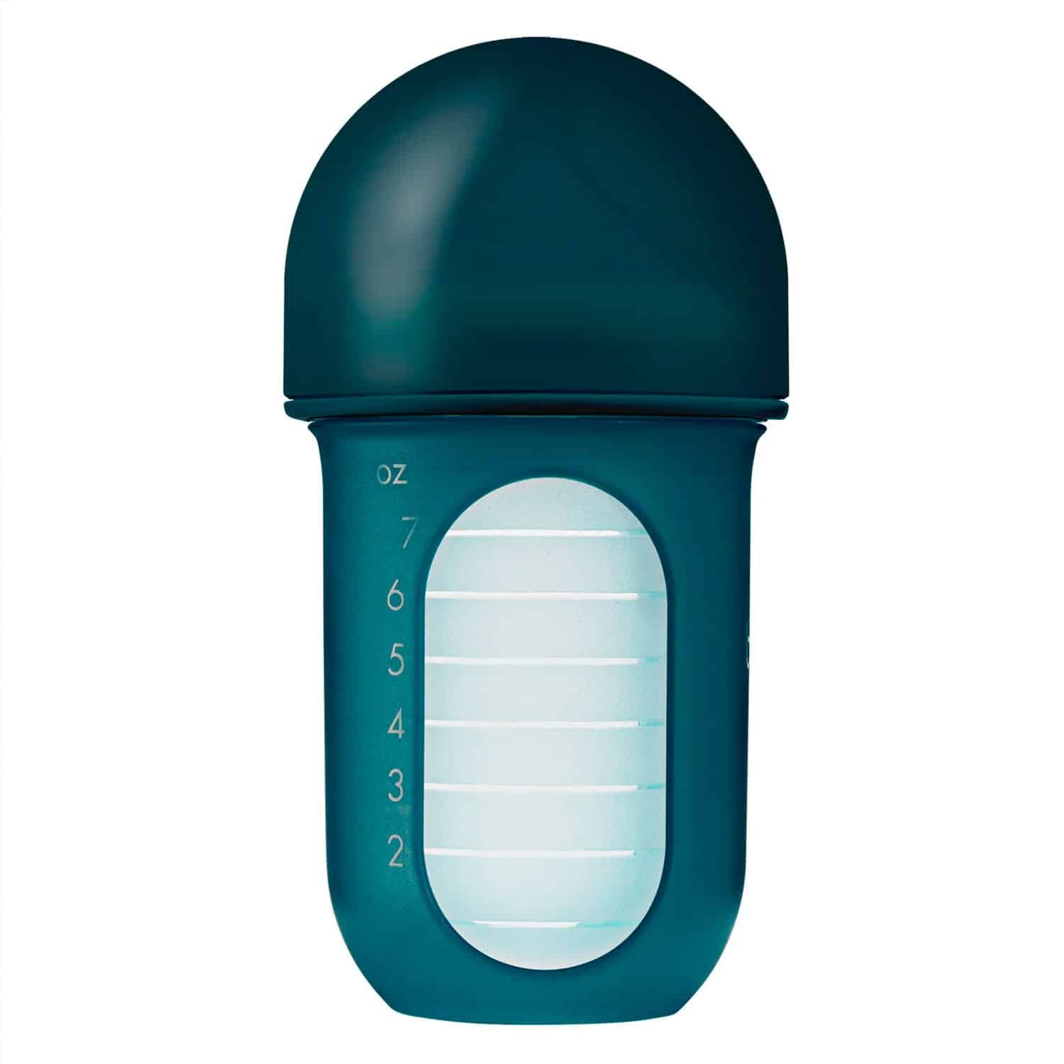 Boon NURSH Reusable Silicone Pouch Bottles - 8oz - Mint (3pk) - Image 3