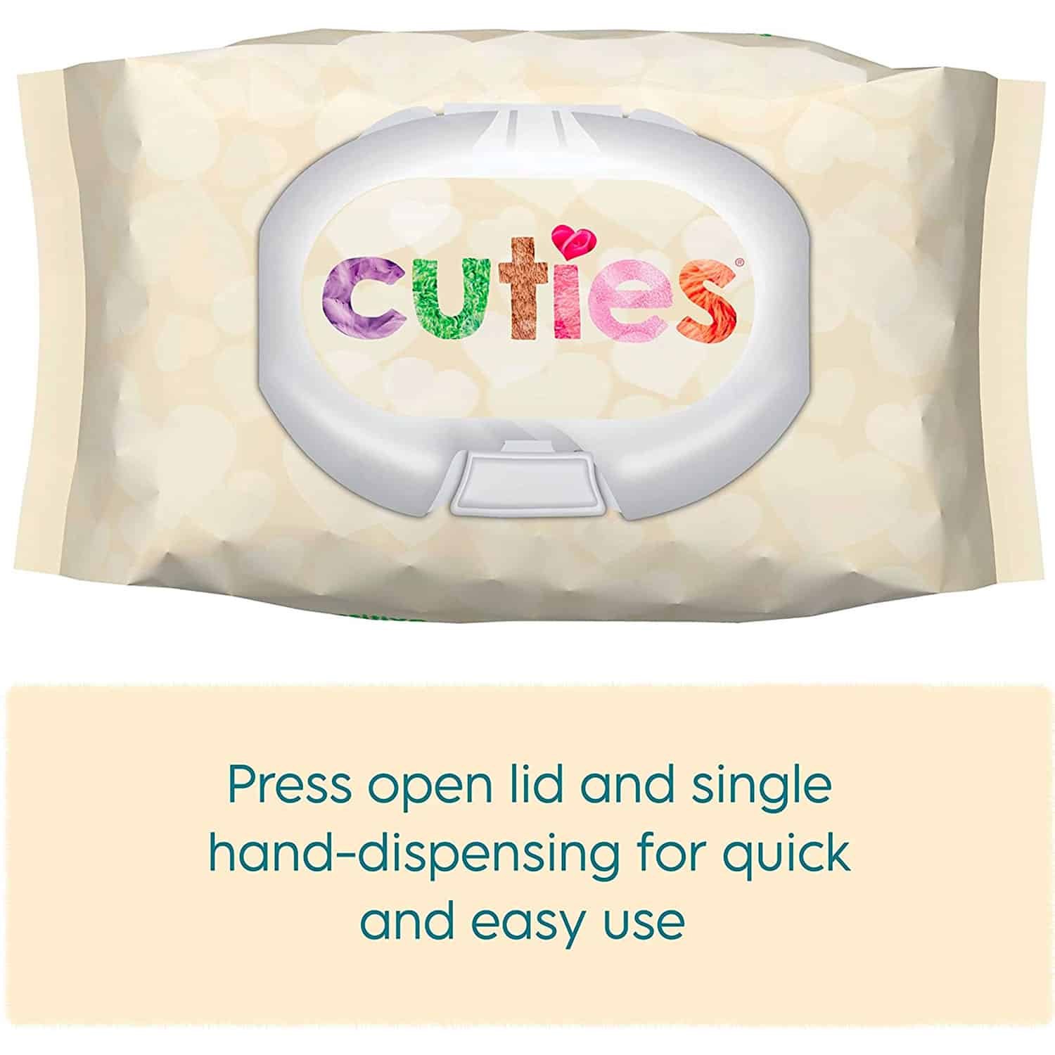 Cuties Baby Wipes _ Unscented & Hypoallergenic _ 12 Soft-Packs _ 864 Total Wipes - Image 3