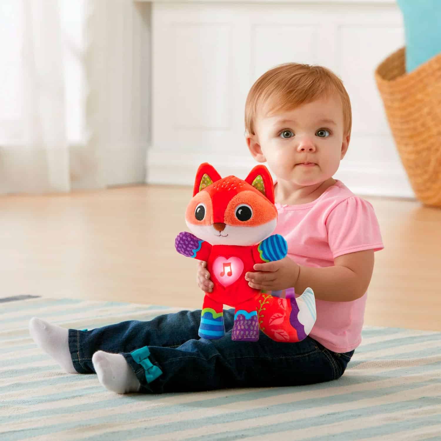 VTech Soothing Songs Fox Cuddly Interactive Musical Toy - Image 4