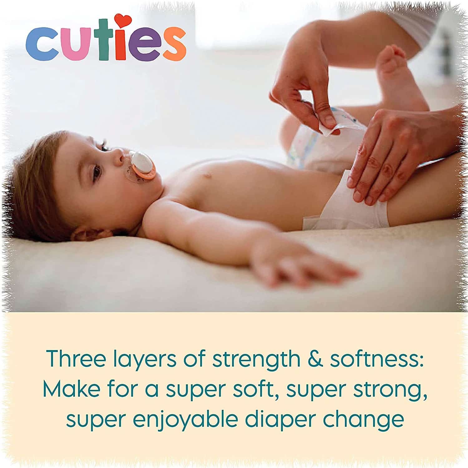 Cuties Baby Wipes _ Unscented & Hypoallergenic _ 12 Soft-Packs _ 864 Total Wipes - Image 2